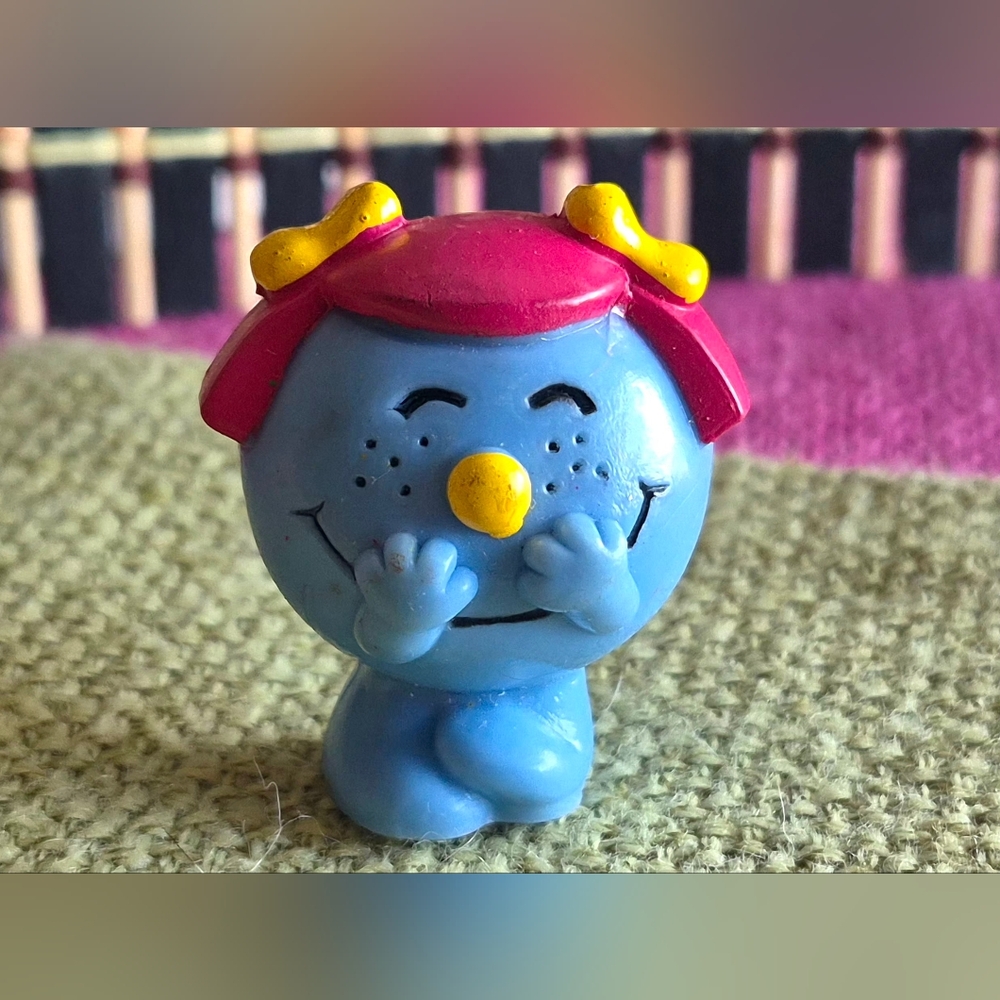 1984 Vtg. Mr. Men Arby's Kids Meal Toy Hargreaves Figure Little Miss Giggles